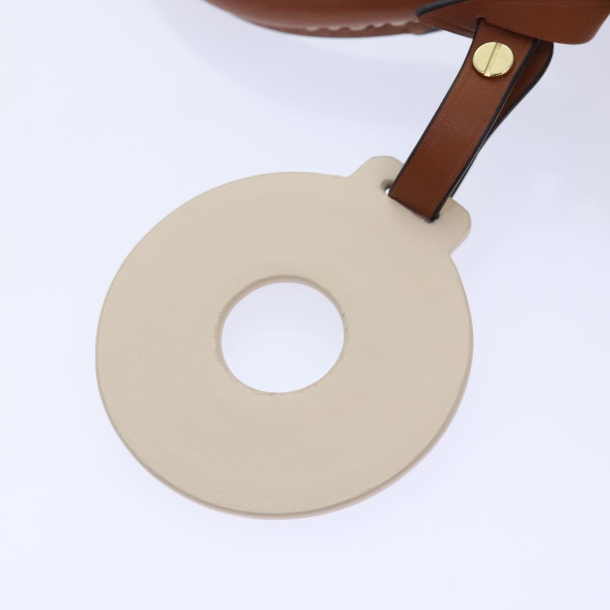 Louis Vuitton Nano Speedy Beige Synthetic Handbag