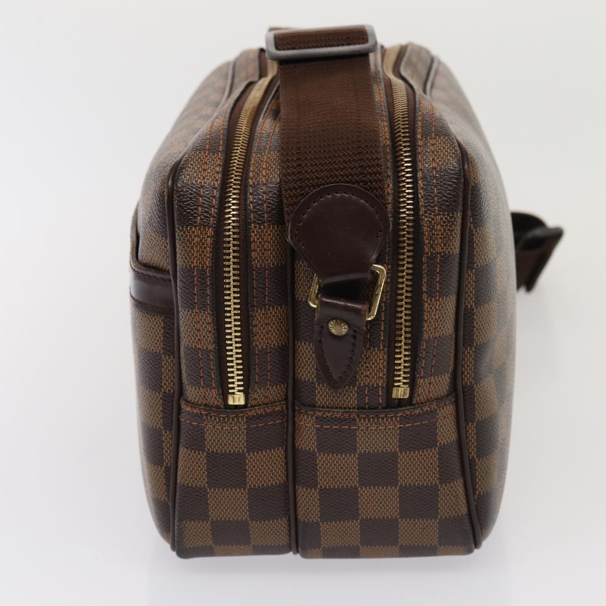 Louis Vuitton Reporter Brown Canvas Shoulder Bag