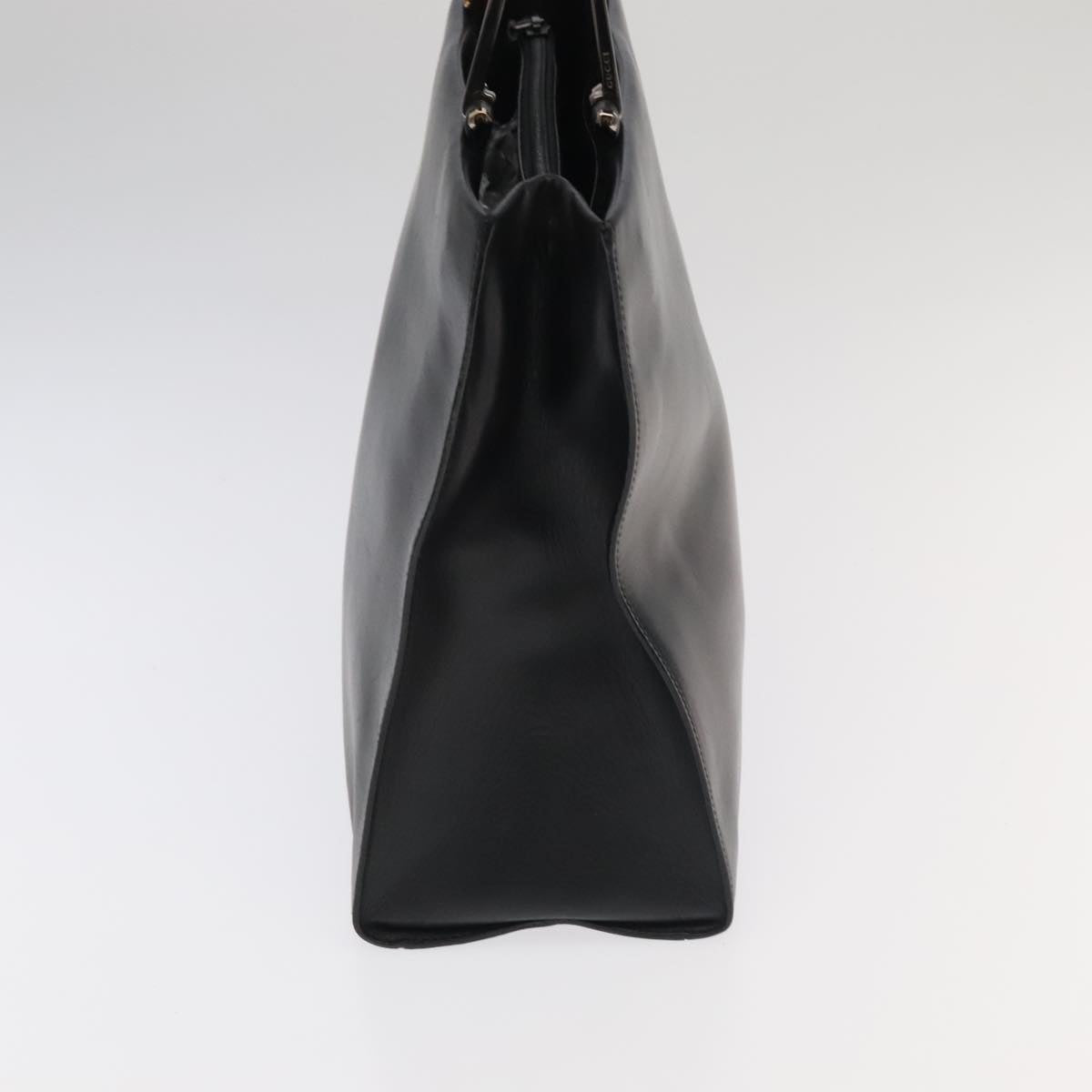 Gucci Black Leather Tote Bag