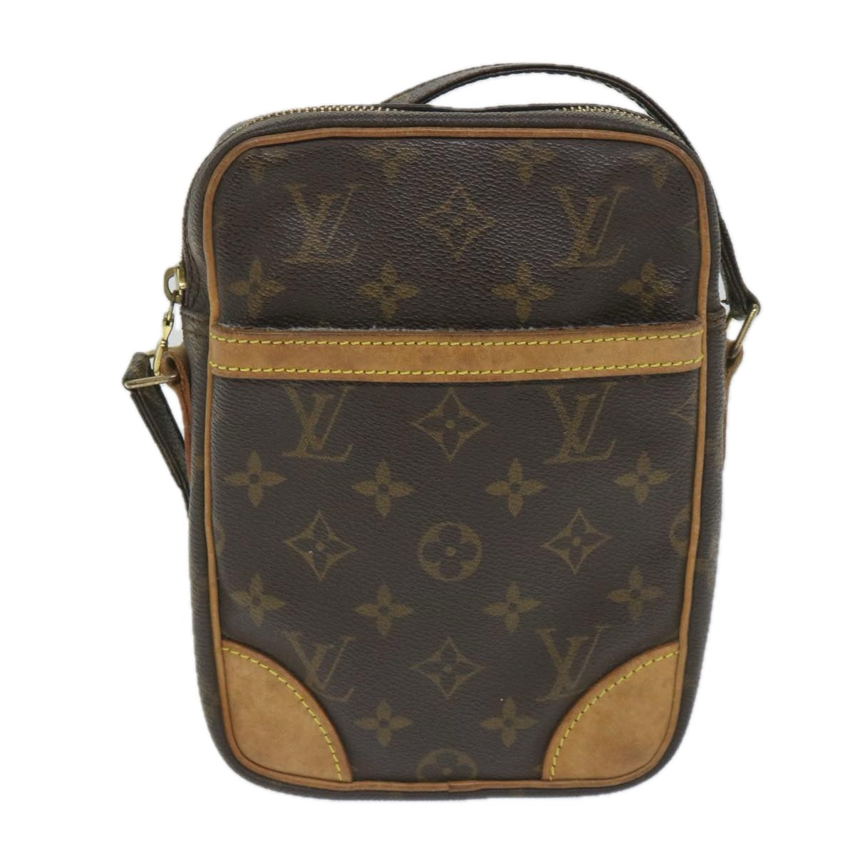 Louis Vuitton Danube Brown Canvas Shoulder Bag