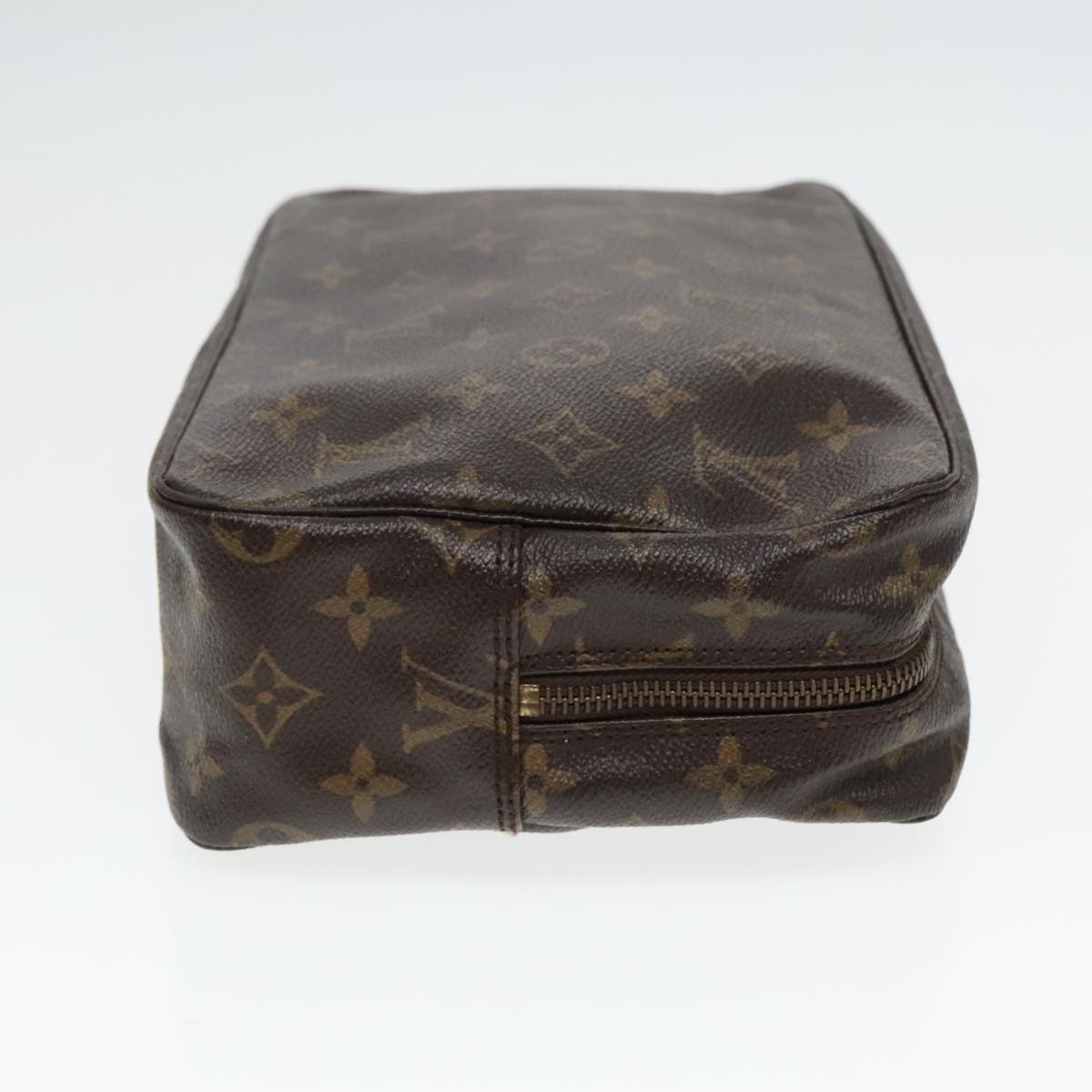 Louis Vuitton Trousse De Toilette Brown Canvas Clutch Bag