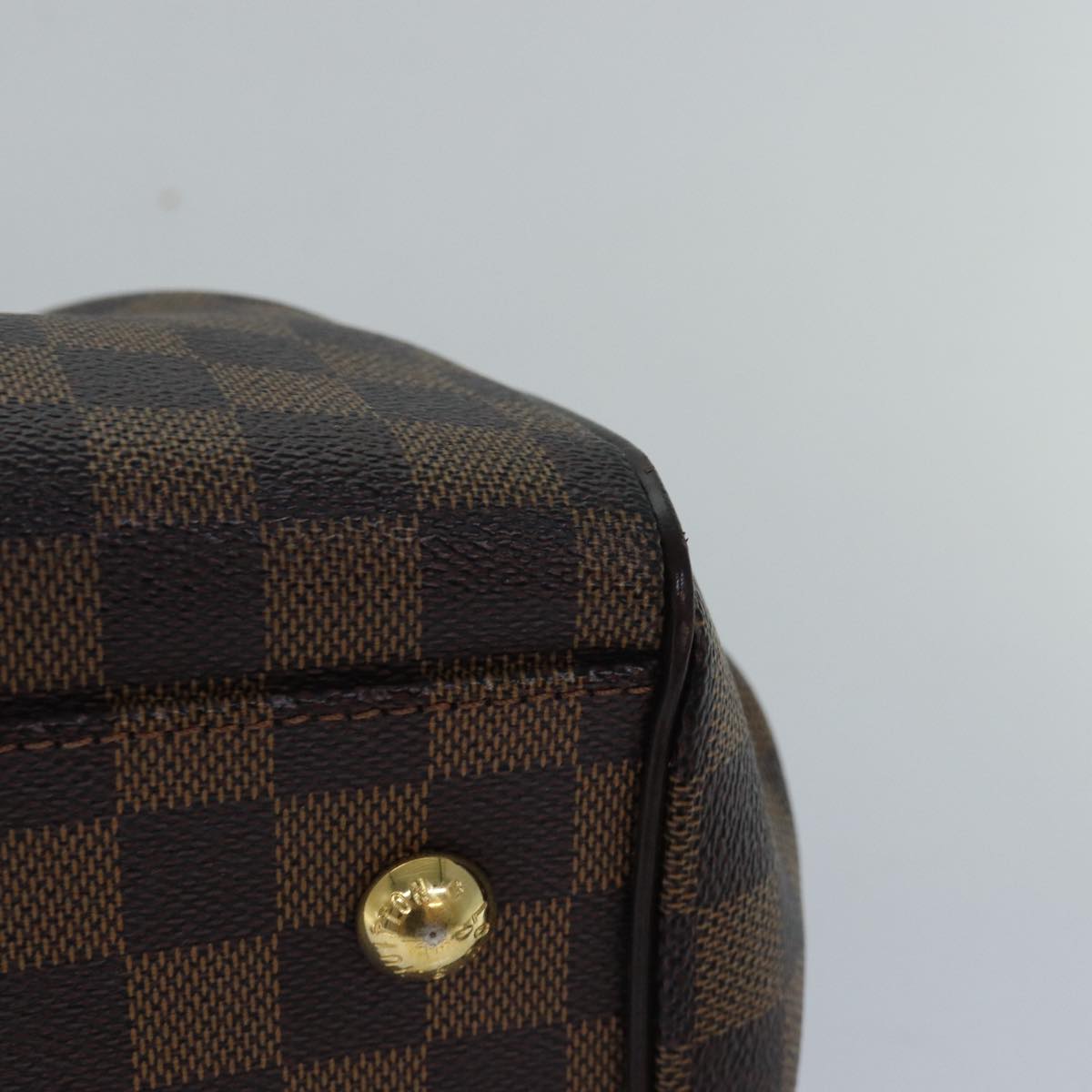Louis Vuitton Trevi Brown Canvas Handbag