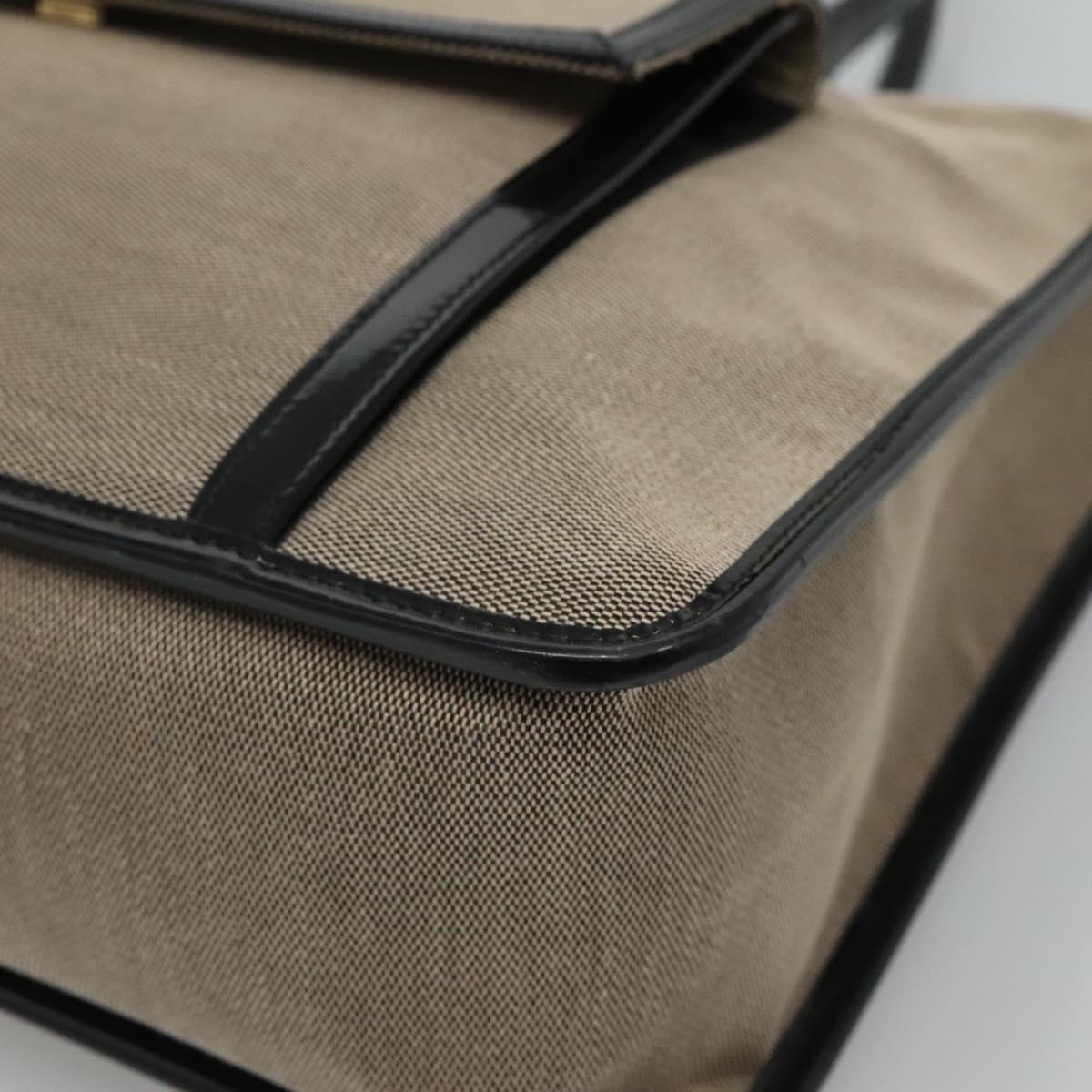 Gucci Grey Canvas Handbag