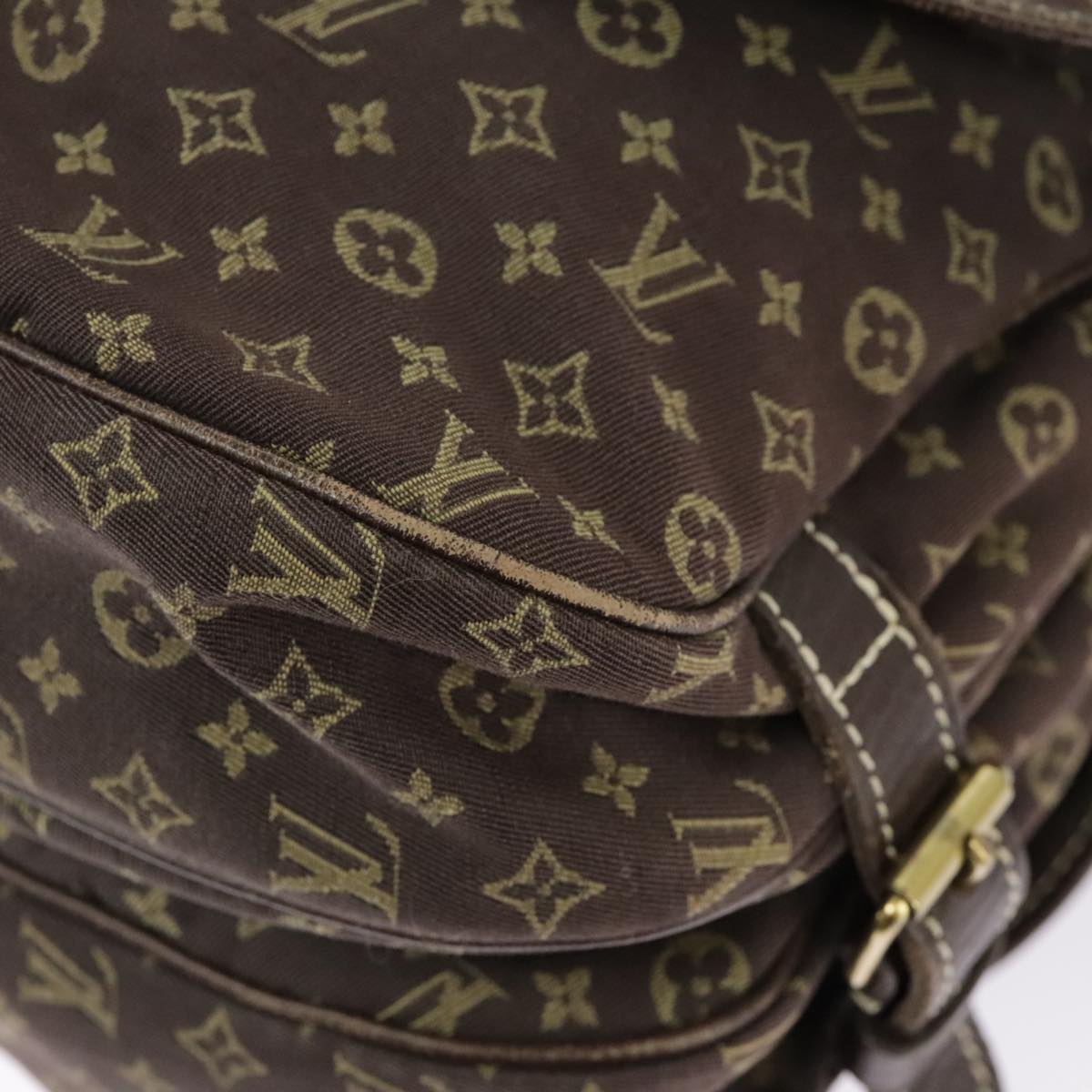 Louis Vuitton Saumur 30 Brown Canvas Shoulder Bag