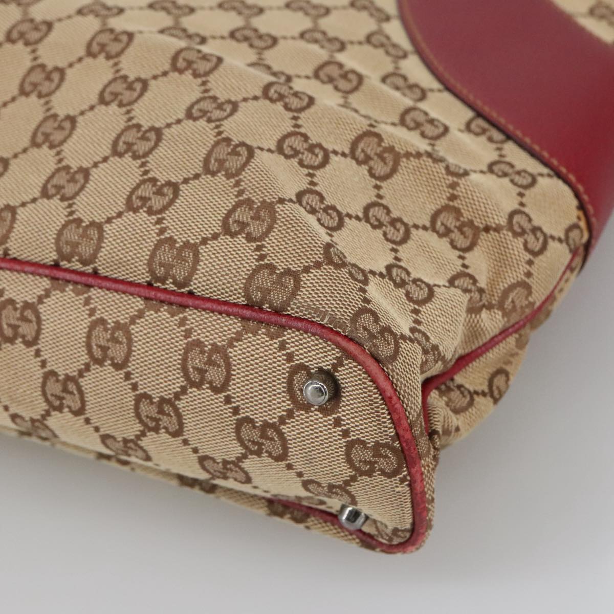 Gucci Beige Canvas Tote Bag