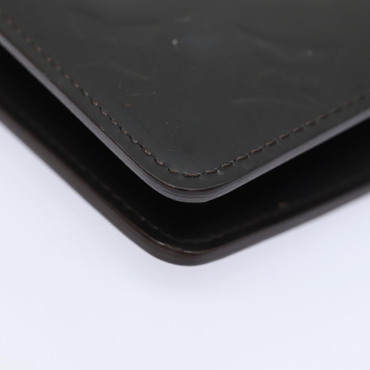 Louis Vuitton Agenda Mm Brown Leather Wallet