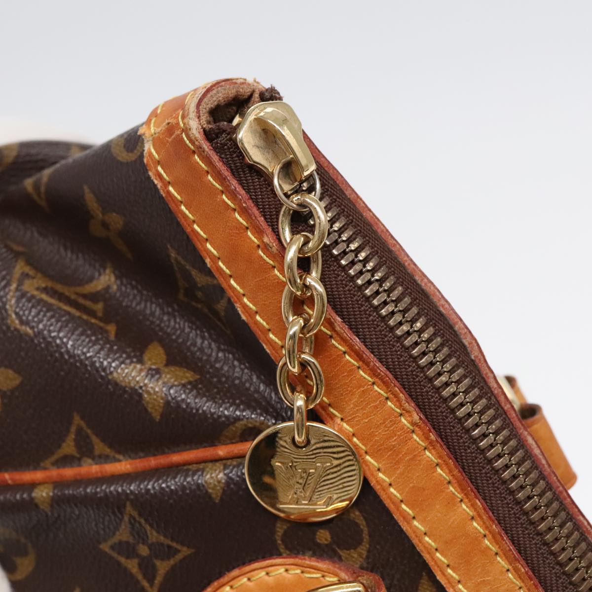 Louis Vuitton Tivoli Brown Canvas Handbag