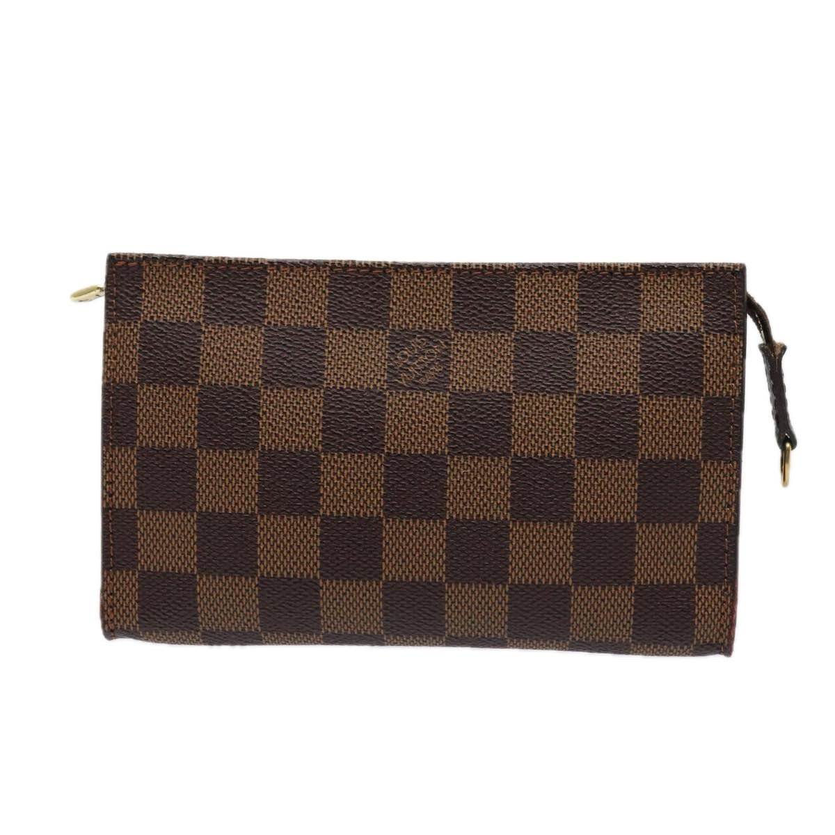 Louis Vuitton Trousse De Toilette Brown Canvas Clutch Bag