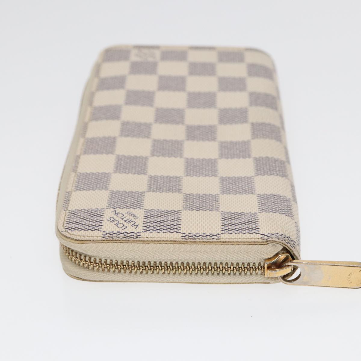 Louis Vuitton Portefeuille Zippy White Canvas Wallet