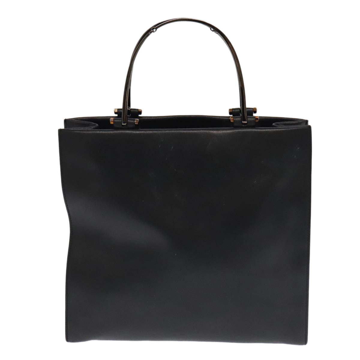 Gucci Black Leather Tote Bag