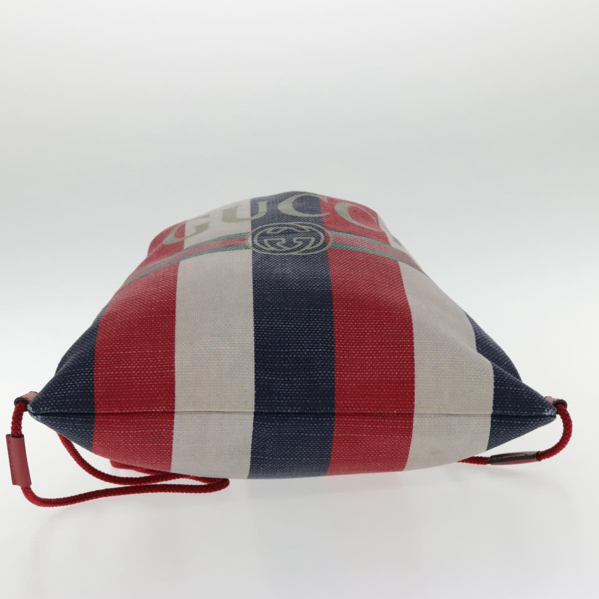 Gucci Blue Canvas Backpack Bag