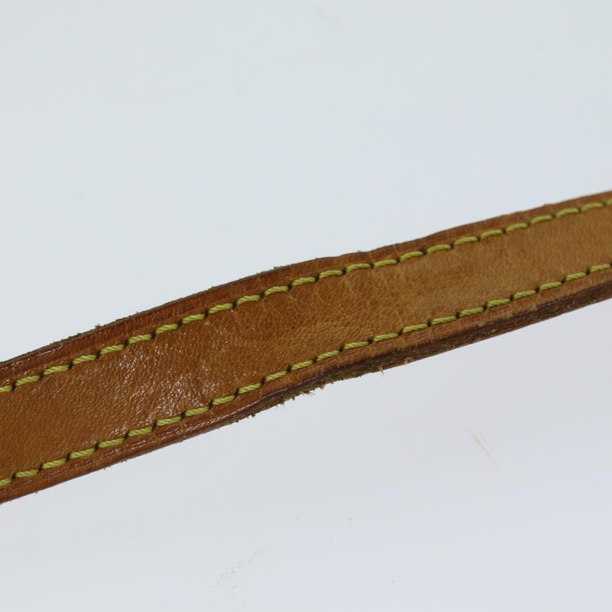 Louis Vuitton Shoulder Strap Beige Leather Bag Jewelry