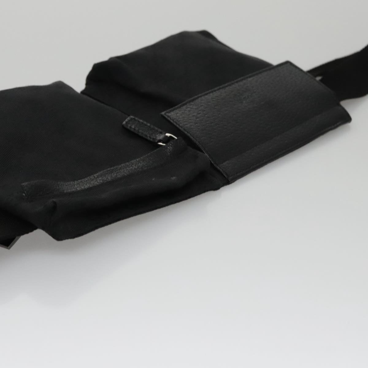 Gucci Belt Bag Black Canvas Shoulder Bag