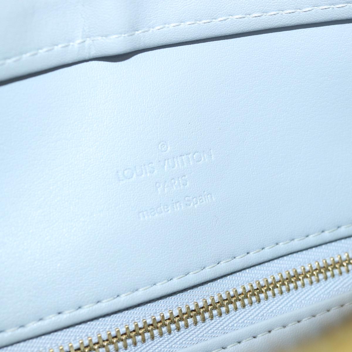 Louis Vuitton Houston Yellow Patent Leather Handbag