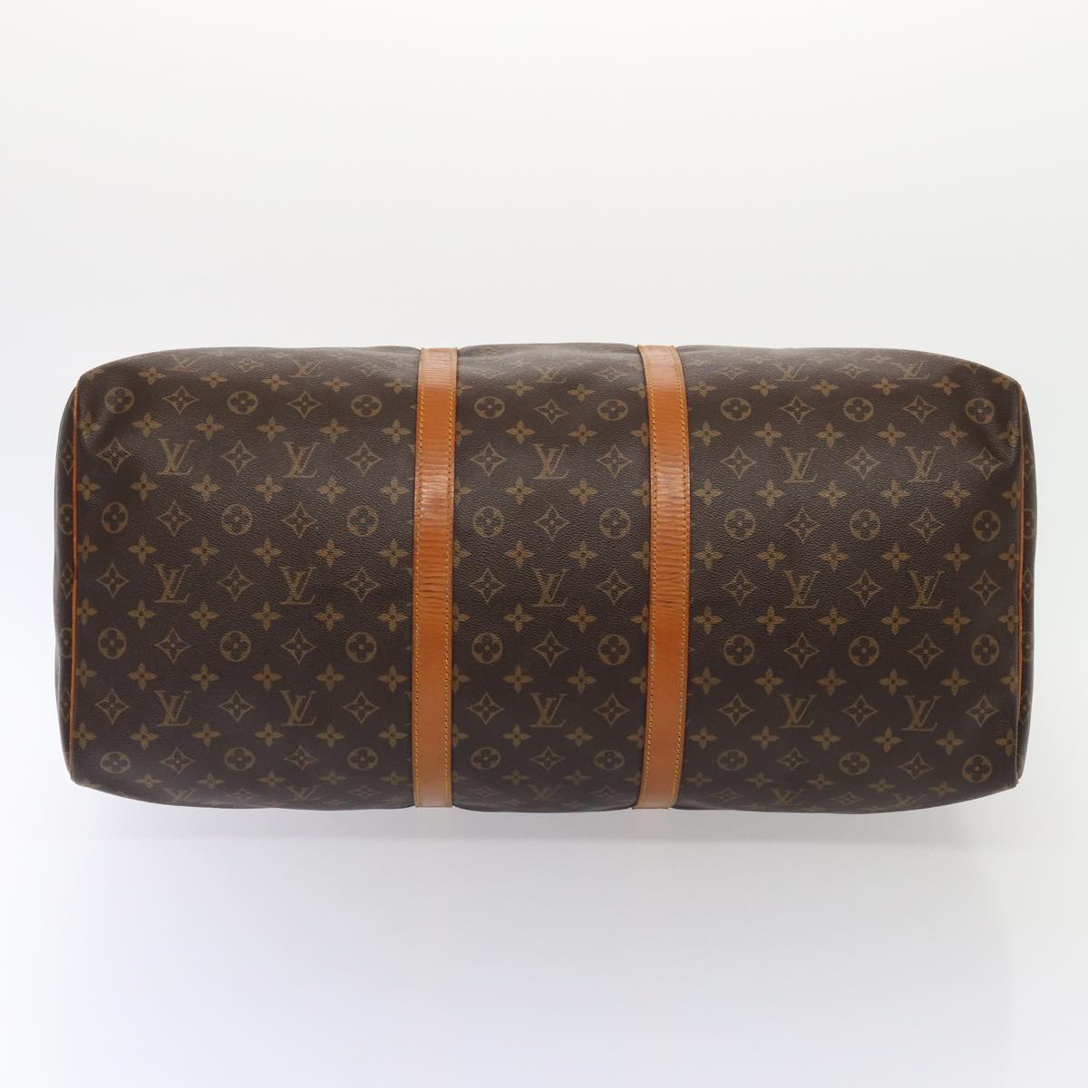 Louis Vuitton Keepall 60 Brown Canvas Travel Bag