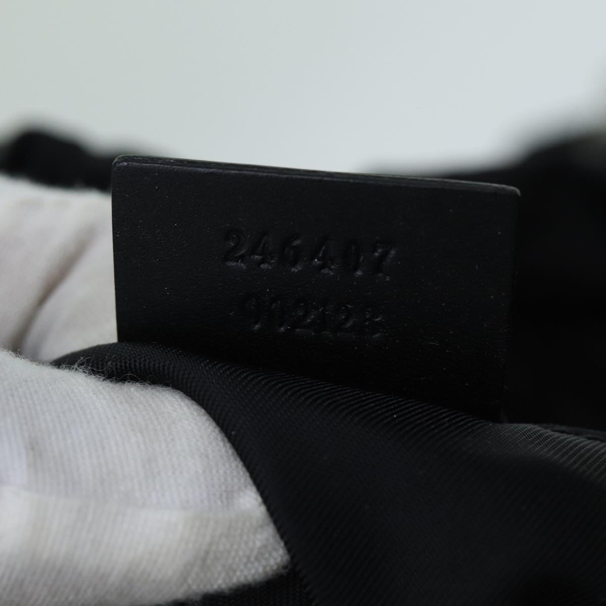 Gucci Sherry Black Synthetic Backpack Bag