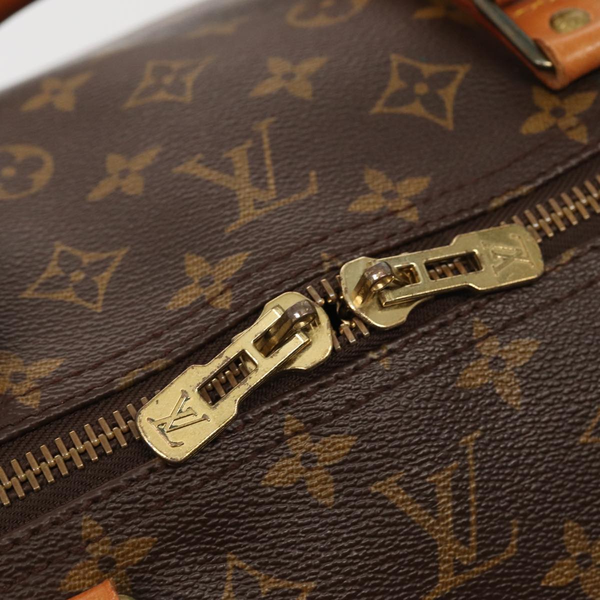 Louis Vuitton Keepall 60 Brown Canvas Travel Bag
