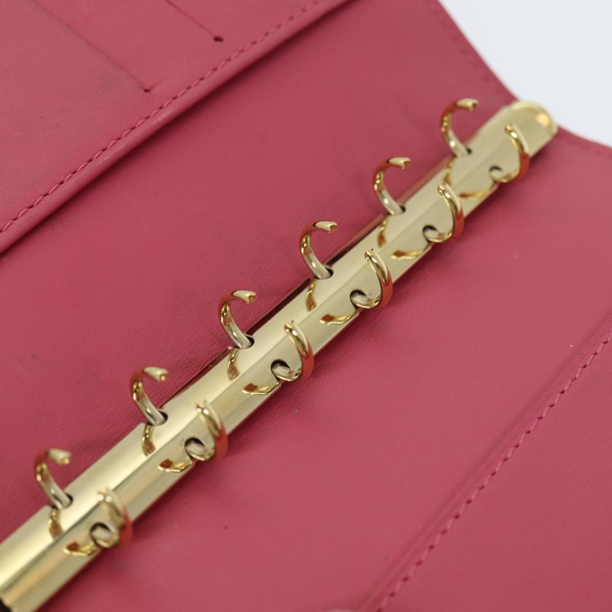Louis Vuitton Agenda Pm Purple Patent Leather Wallet