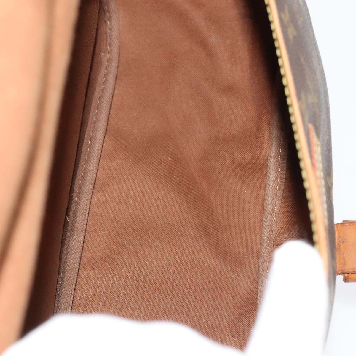 Louis Vuitton Saumur 35 Brown Canvas Shoulder Bag