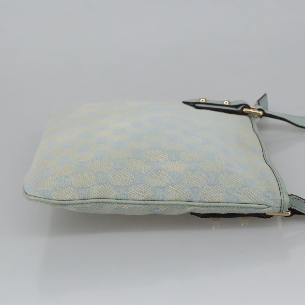 Gucci Blue Canvas Shoulder Bag