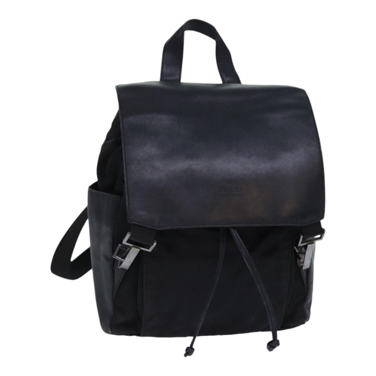 Gucci Black Synthetic Backpack Bag