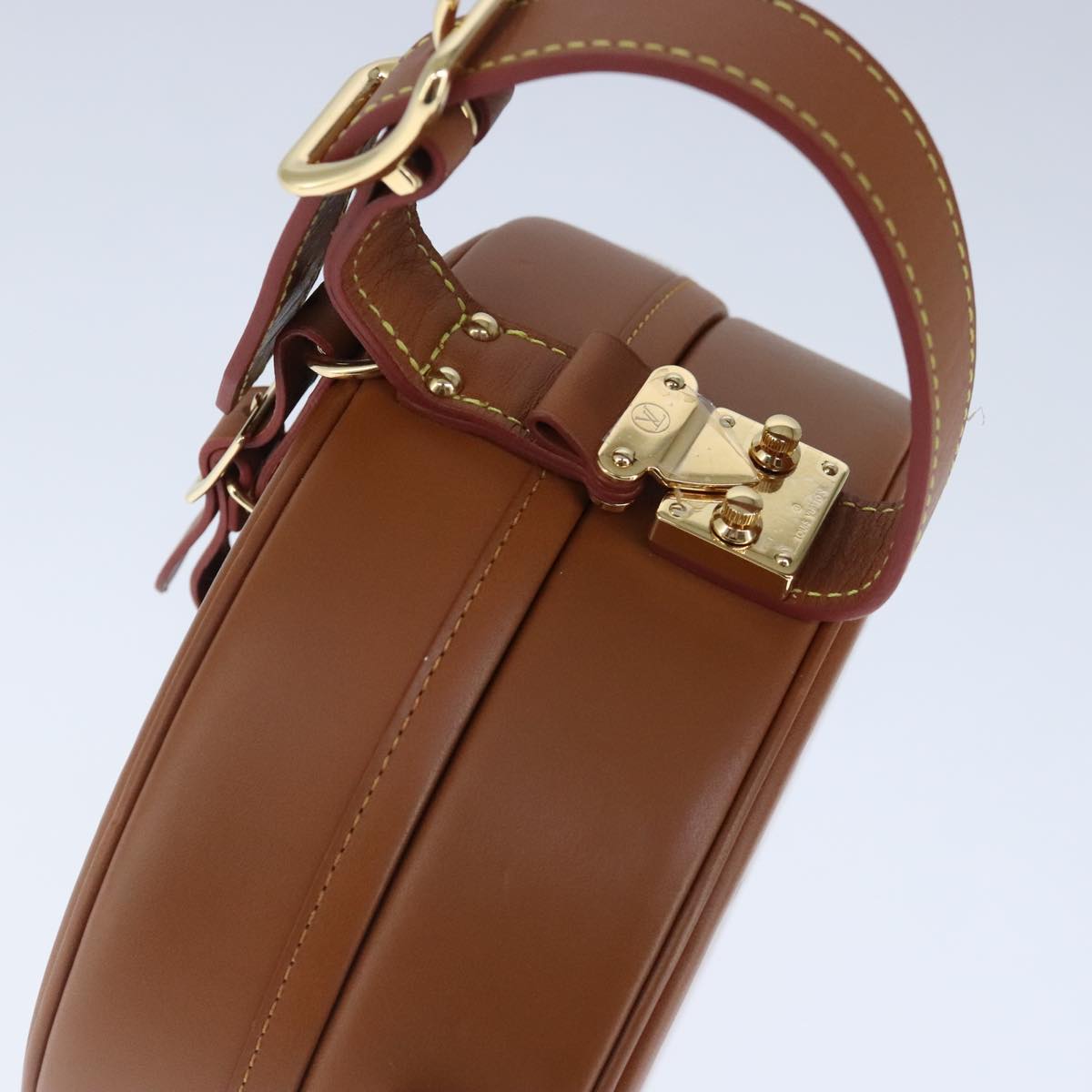 Louis Vuitton Petite Boite Chapeau Brown Leather Shoulder Bag
