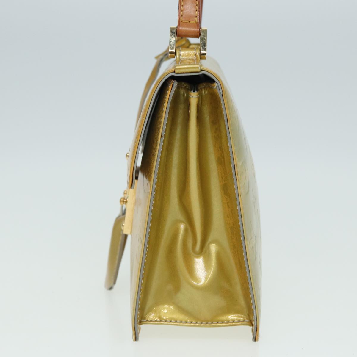 Louis Vuitton Spring Street Yellow Patent Leather Handbag