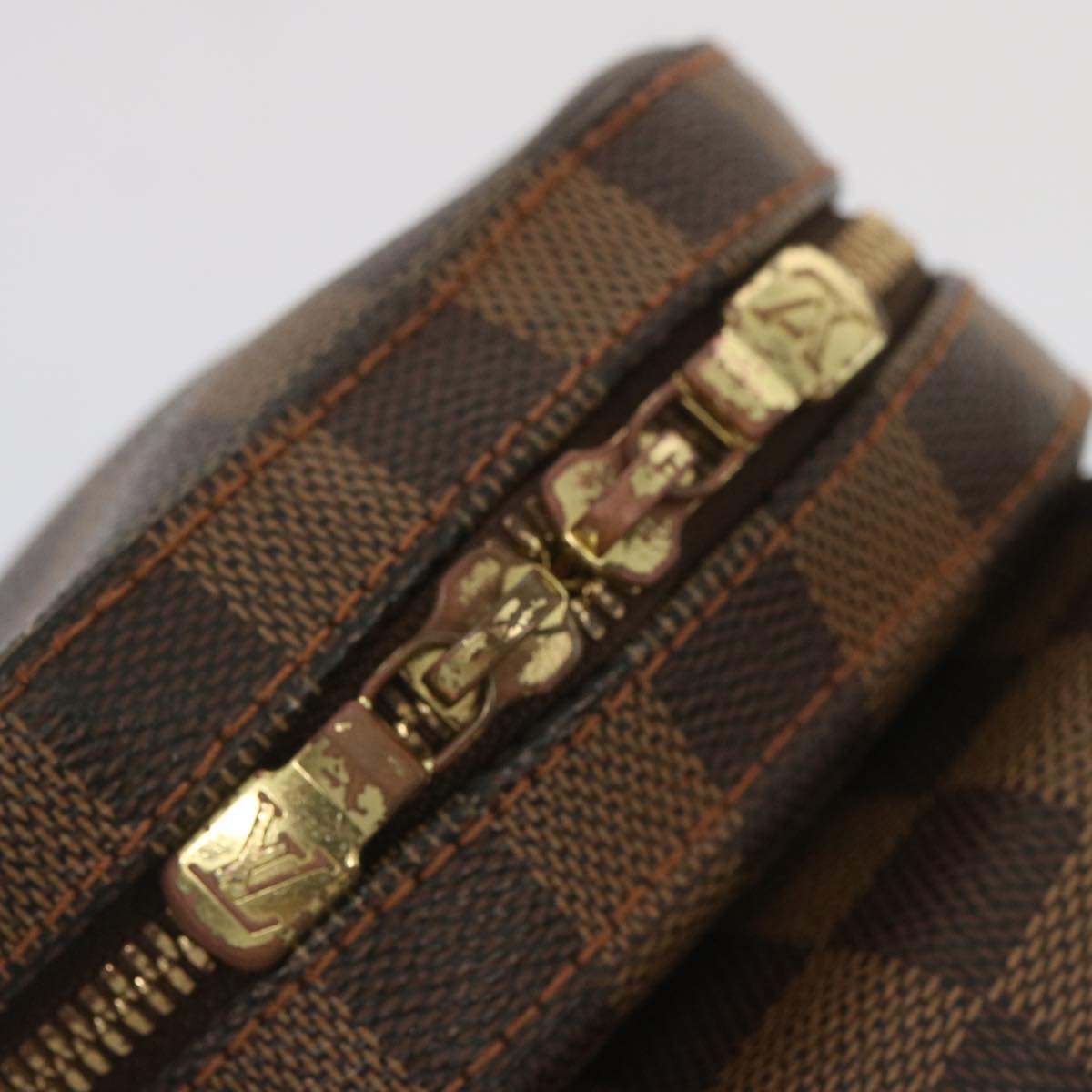 Louis Vuitton Geronimos Brown Canvas Shoulder Bag