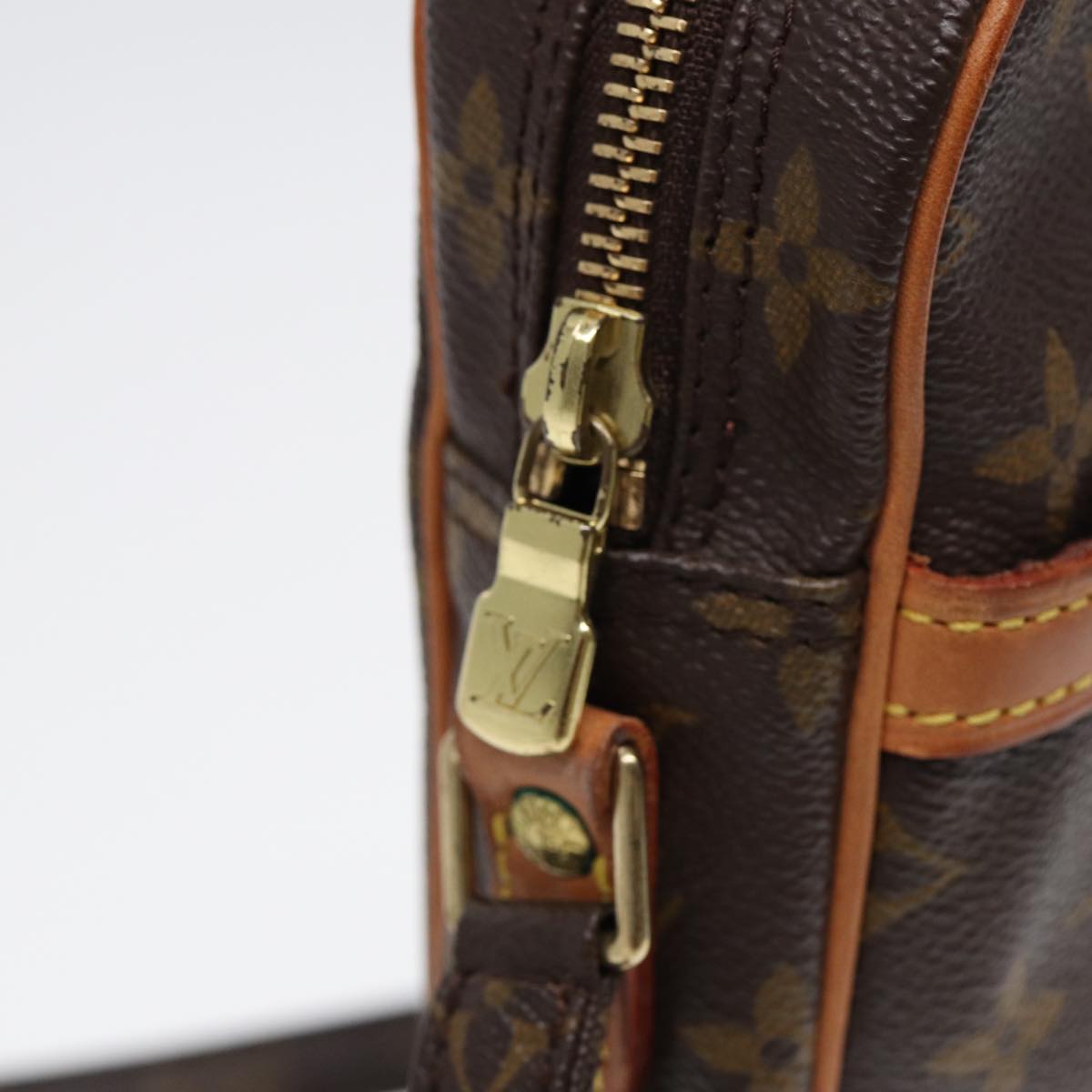 Louis Vuitton Danube Brown Canvas Shoulder Bag