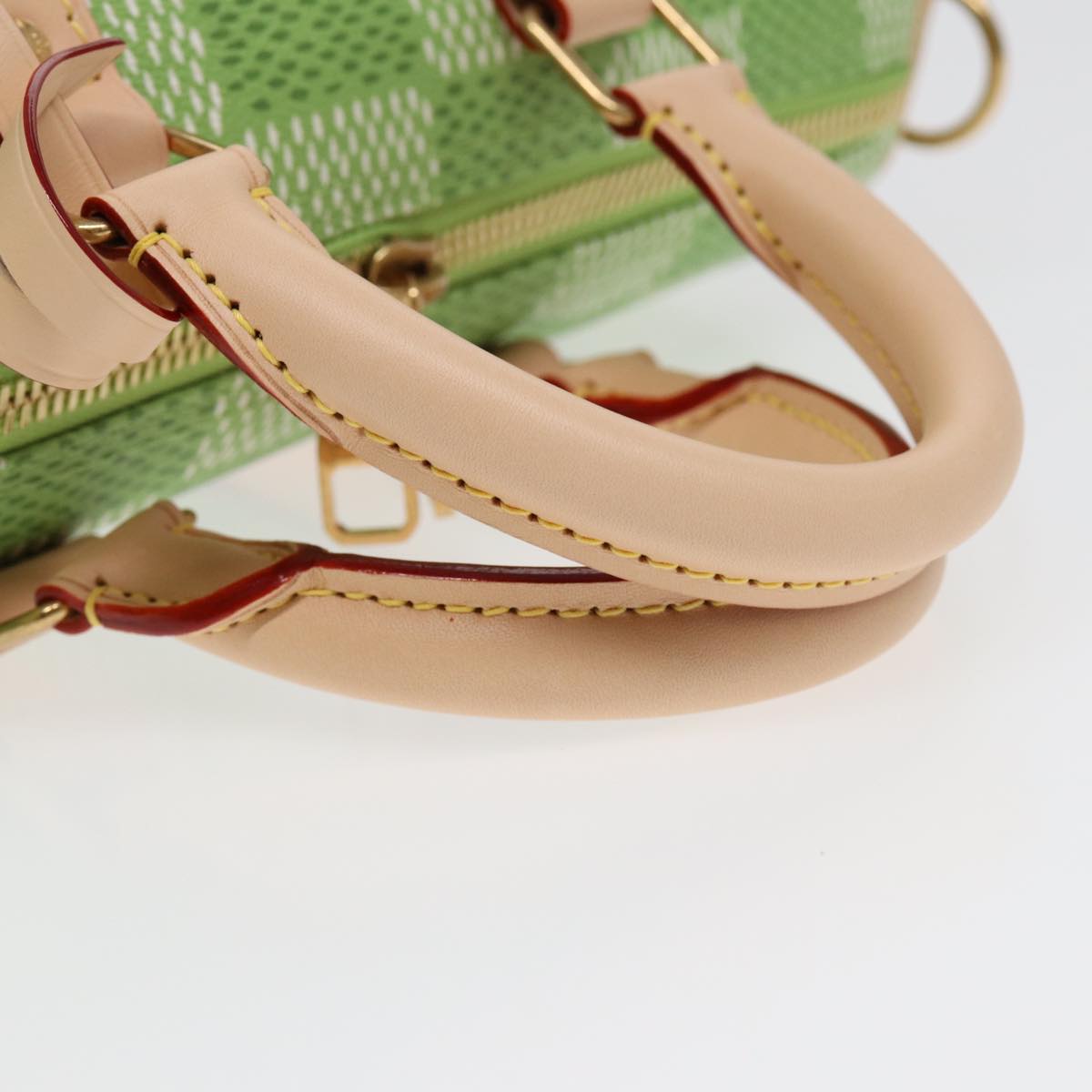Louis Vuitton Speedy Bandoulière 35 Green Canvas Handbag