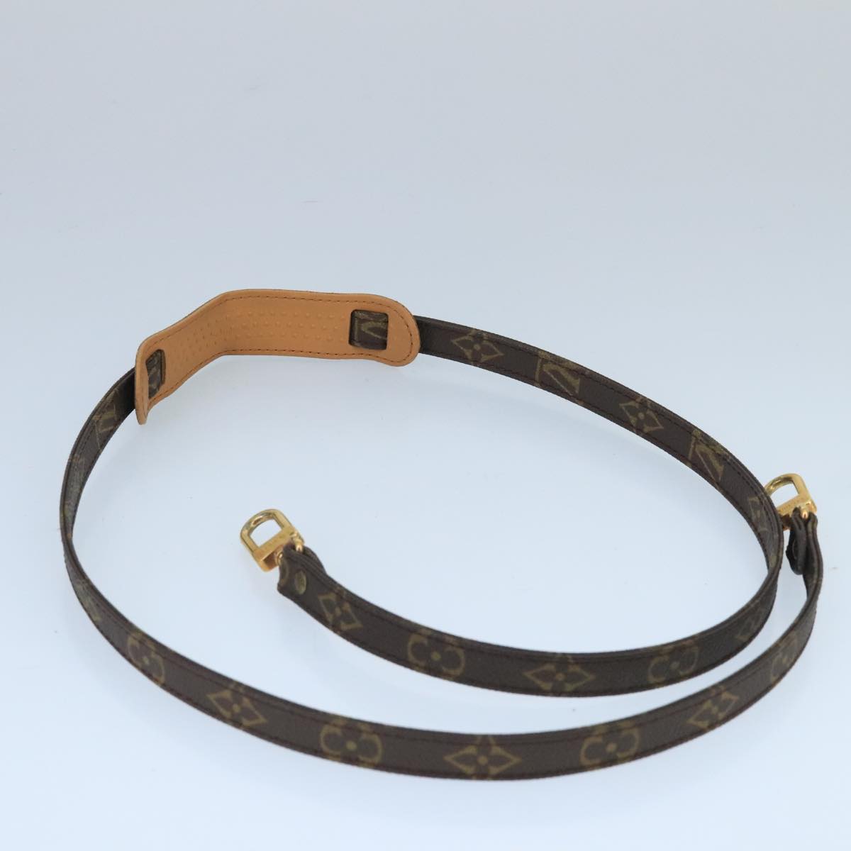 Louis Vuitton Shoulder Strap Brown Canvas Bag Jewelry