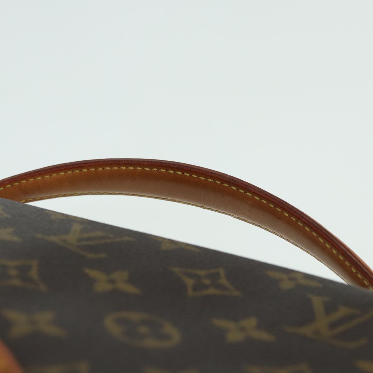 Louis Vuitton Beverly Brown Canvas Handbag