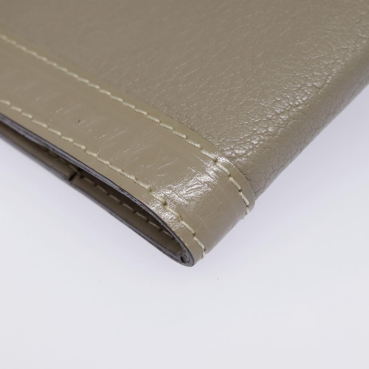 Louis Vuitton Agenda Cover Grey Leather Wallet