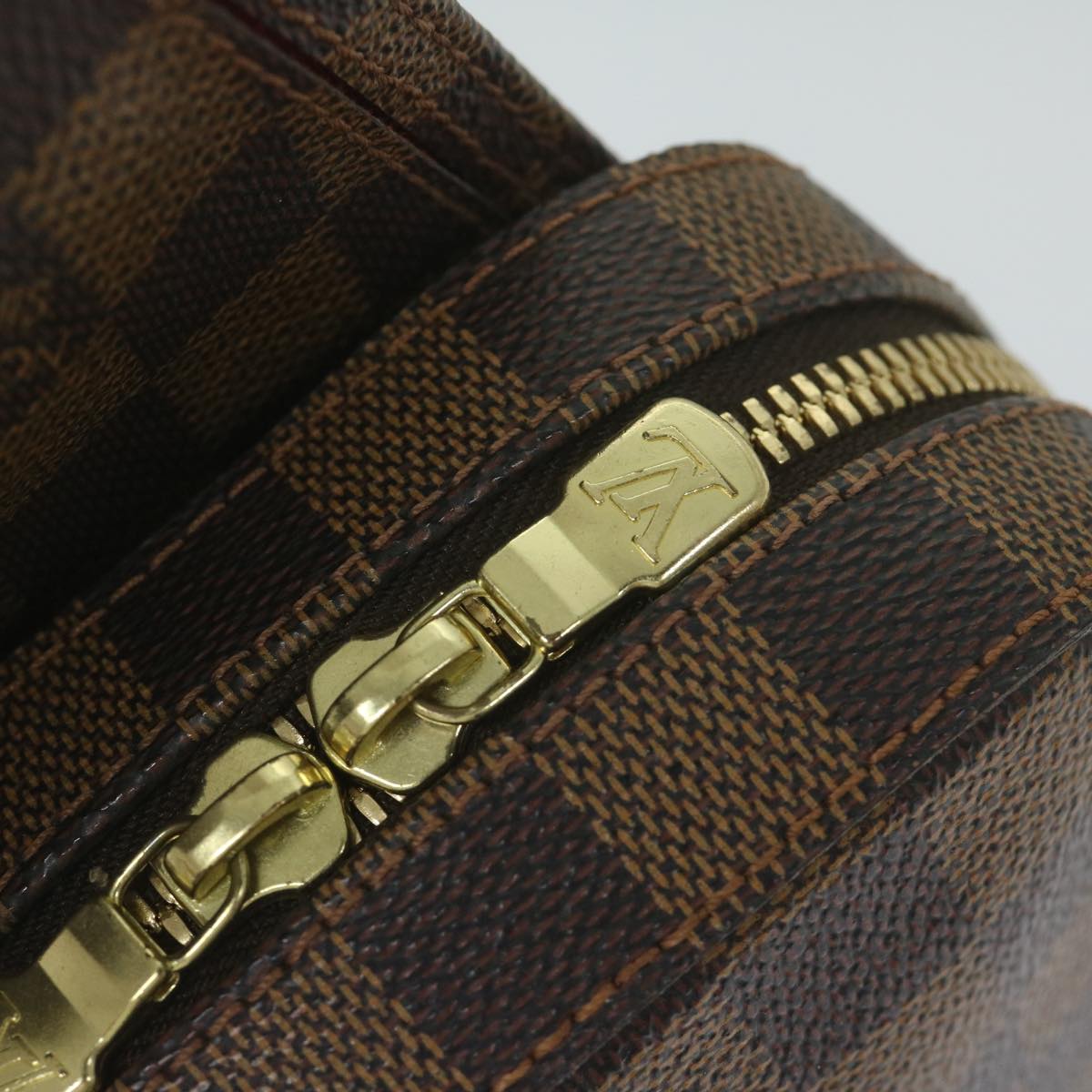 Louis Vuitton Geronimo Brown Canvas Shoulder Bag