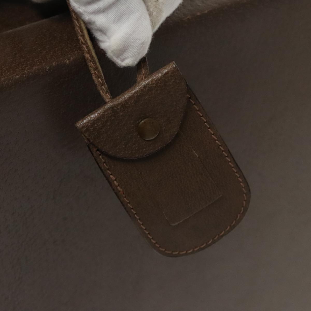 Gucci Brown Leather Travel Bag