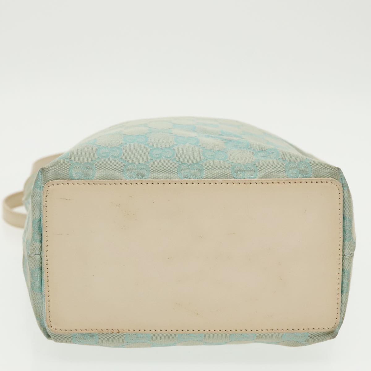 Gucci Blue Canvas Tote Bag