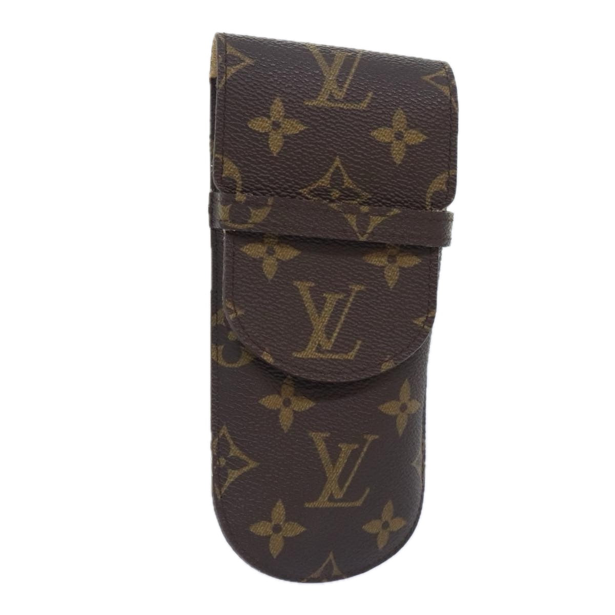 Louis Vuitton Glasses Case Brown Canvas Wallet