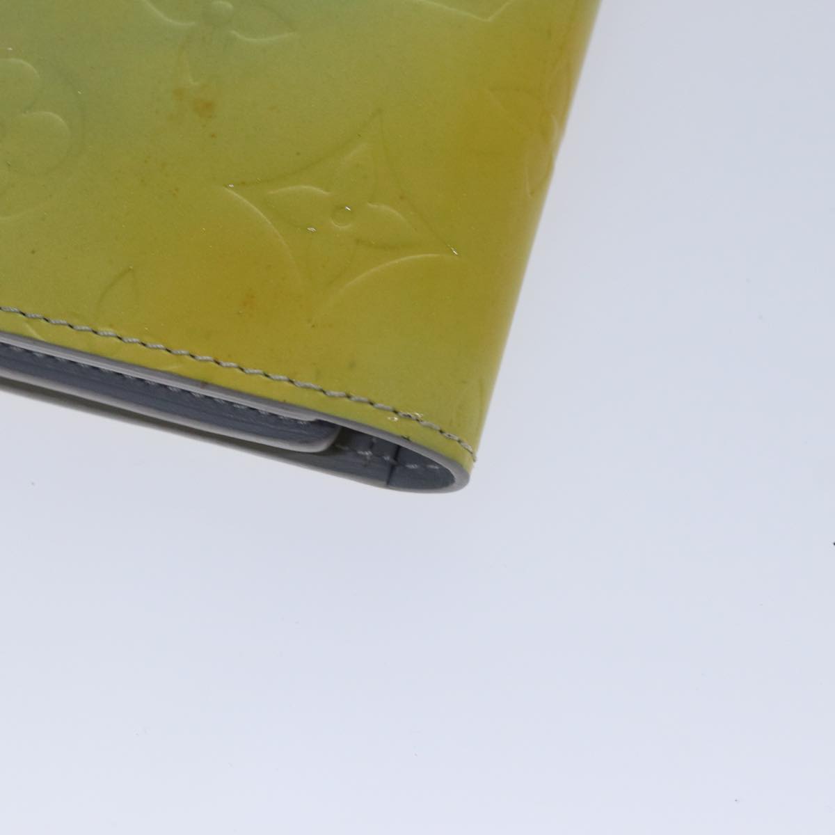 Louis Vuitton Walker Yellow Patent Leather Clutch Bag