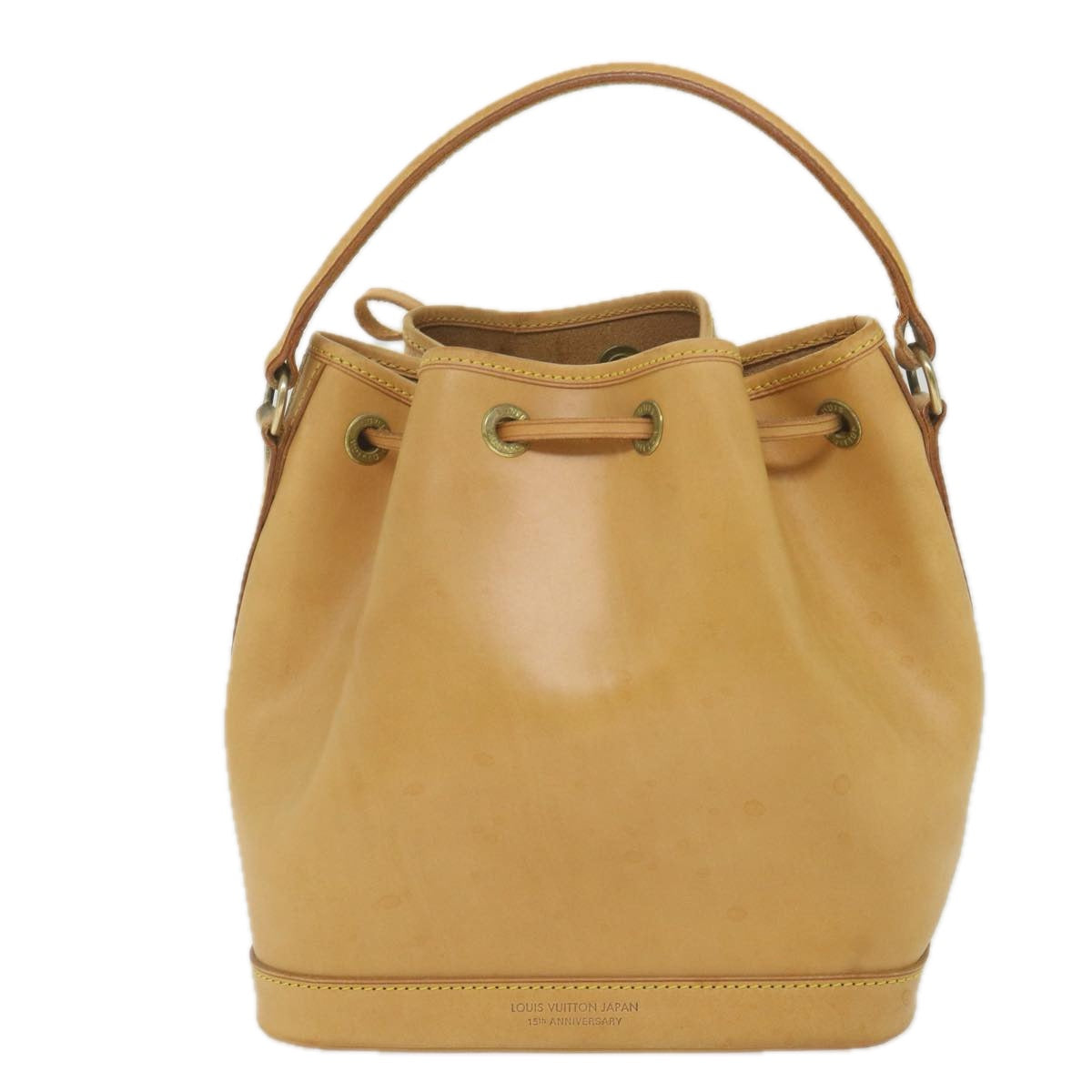 Louis Vuitton Noe Beige Leather Handbag