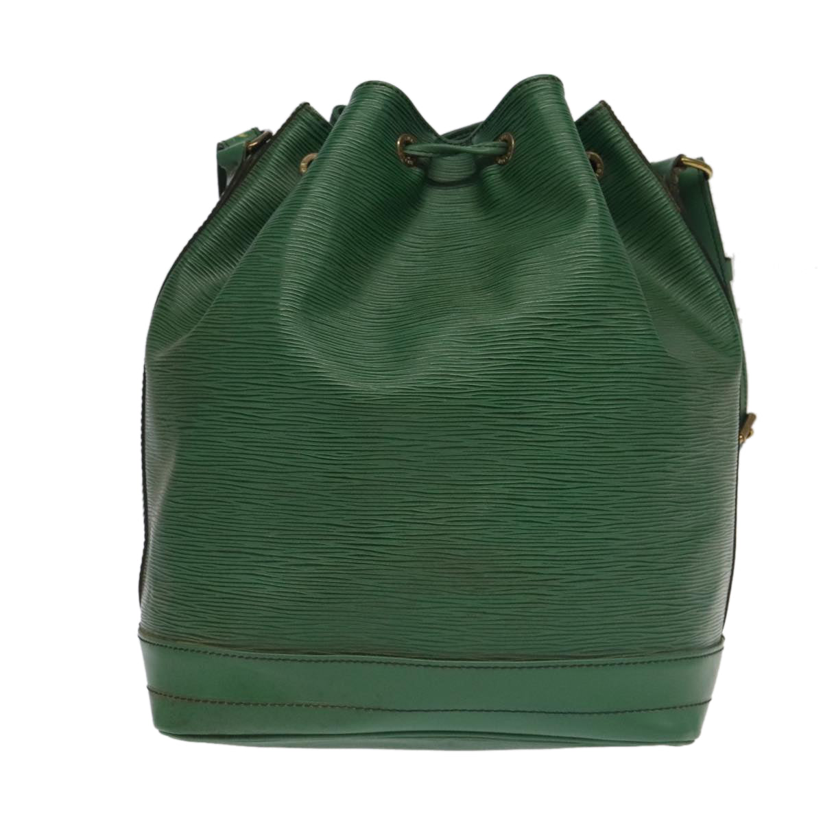 Louis Vuitton Noé Green Leather Shoulder Bag
