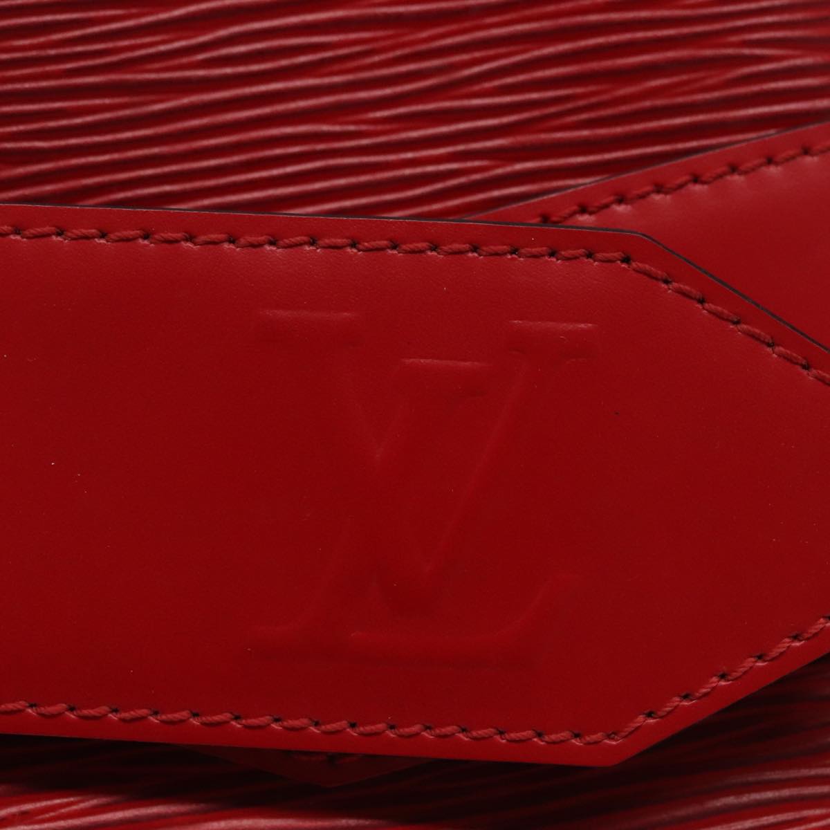 Louis Vuitton Sac D'épaule Red Leather Shoulder Bag