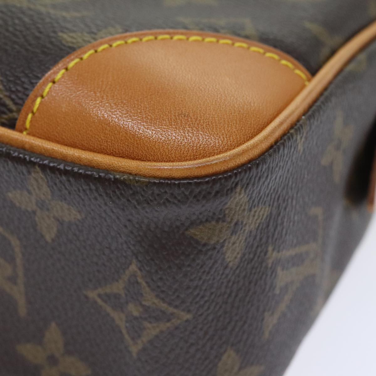Louis Vuitton Compiegne 28 Brown Canvas Clutch Bag