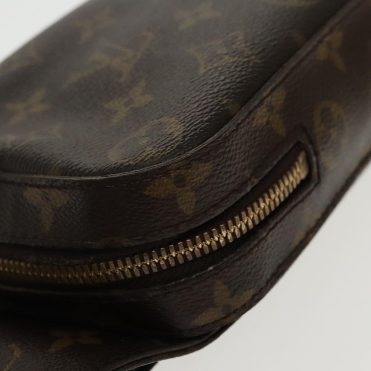 Louis Vuitton Geronimos Brown Canvas Shoulder Bag