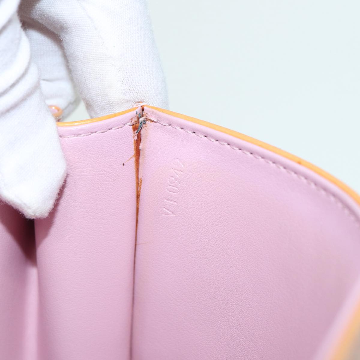 Louis Vuitton Spring Street Camel Patent Leather Handbag