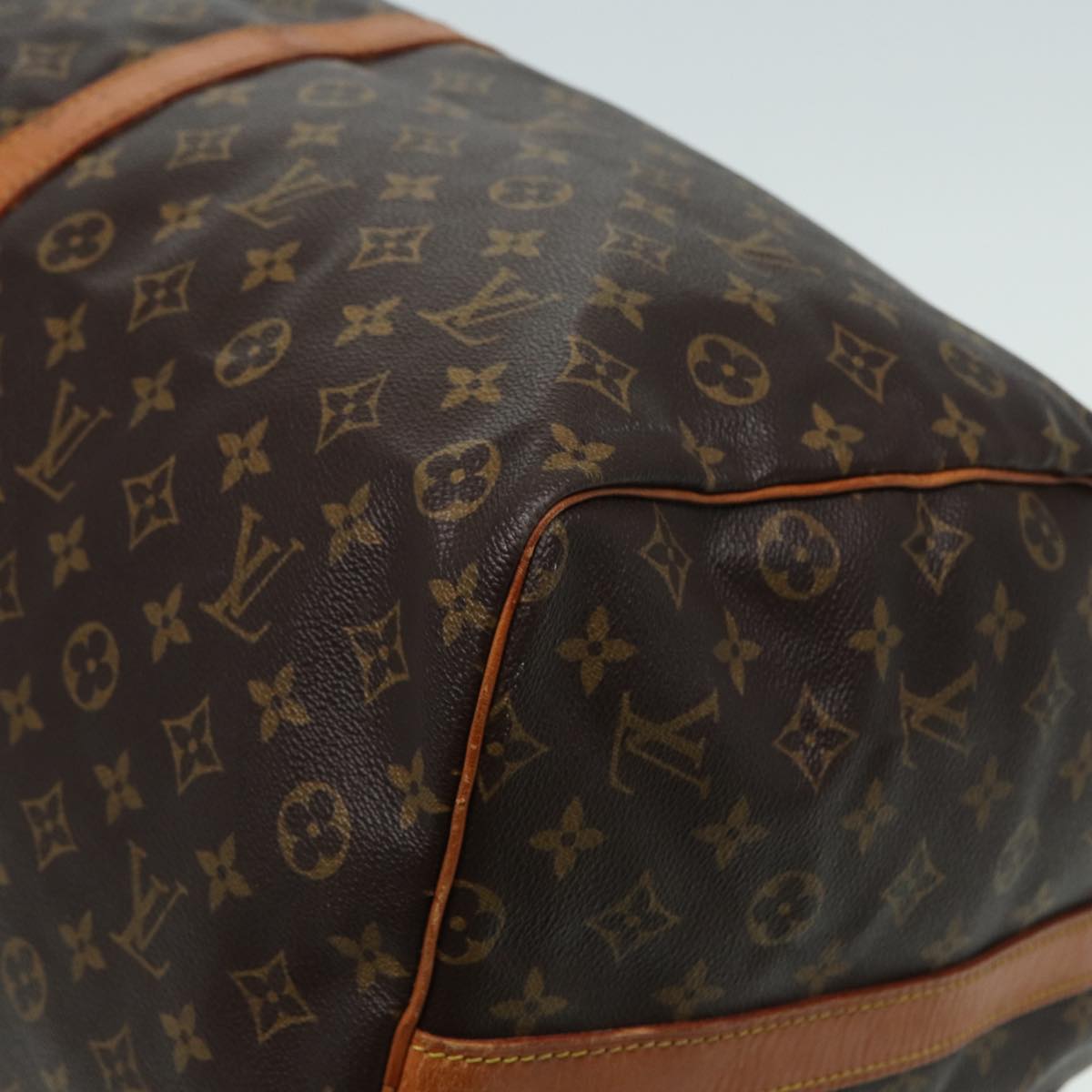 Louis Vuitton Keepall 60 Brown Canvas Travel Bag