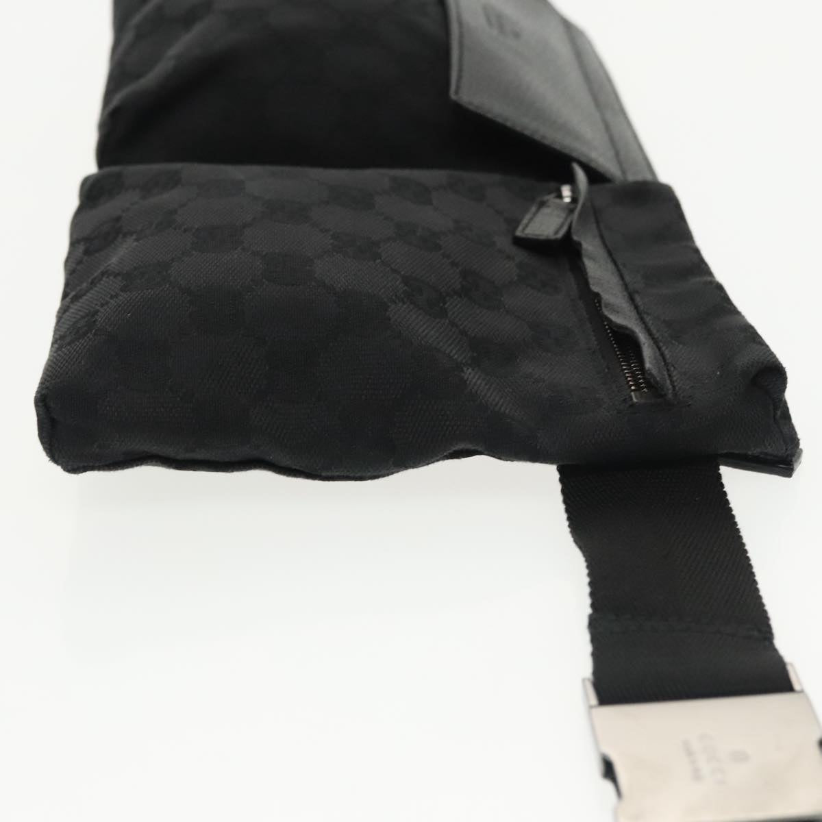 Gucci Belt Bag Black Canvas Shoulder Bag