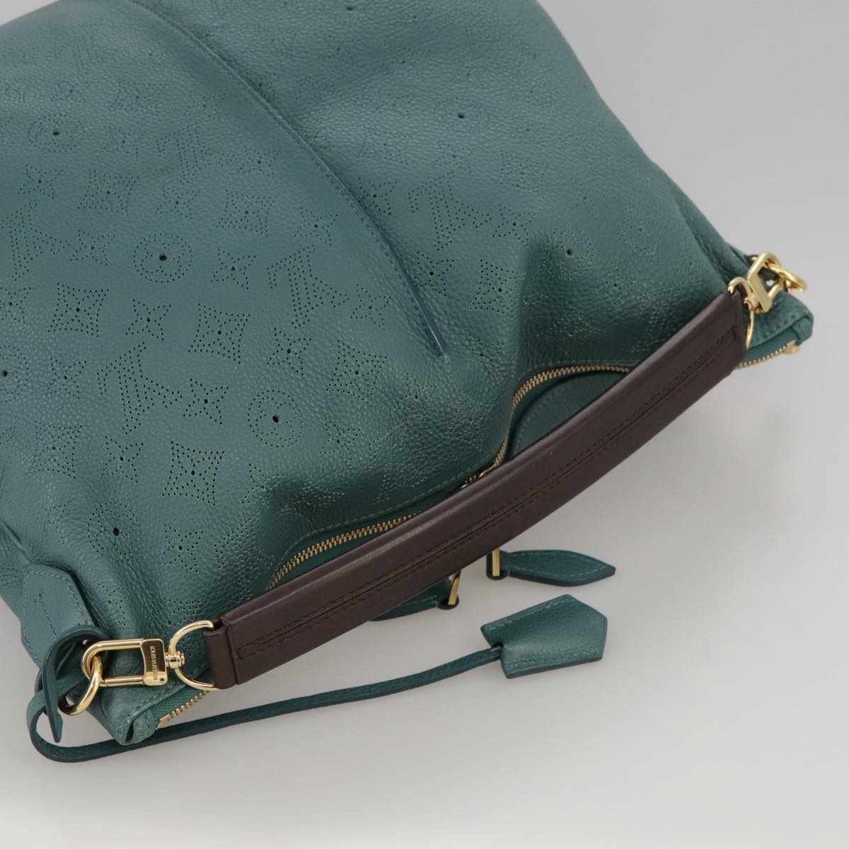 Louis Vuitton Selene Blue Leather Shoulder Bag