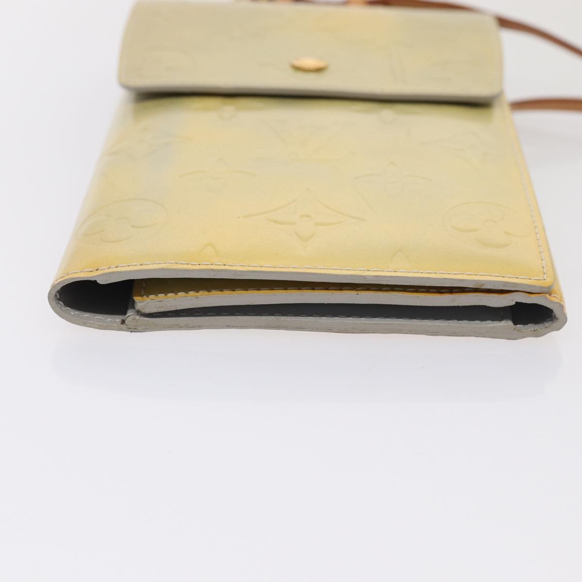 Louis Vuitton Walker Yellow Patent Leather Wallet