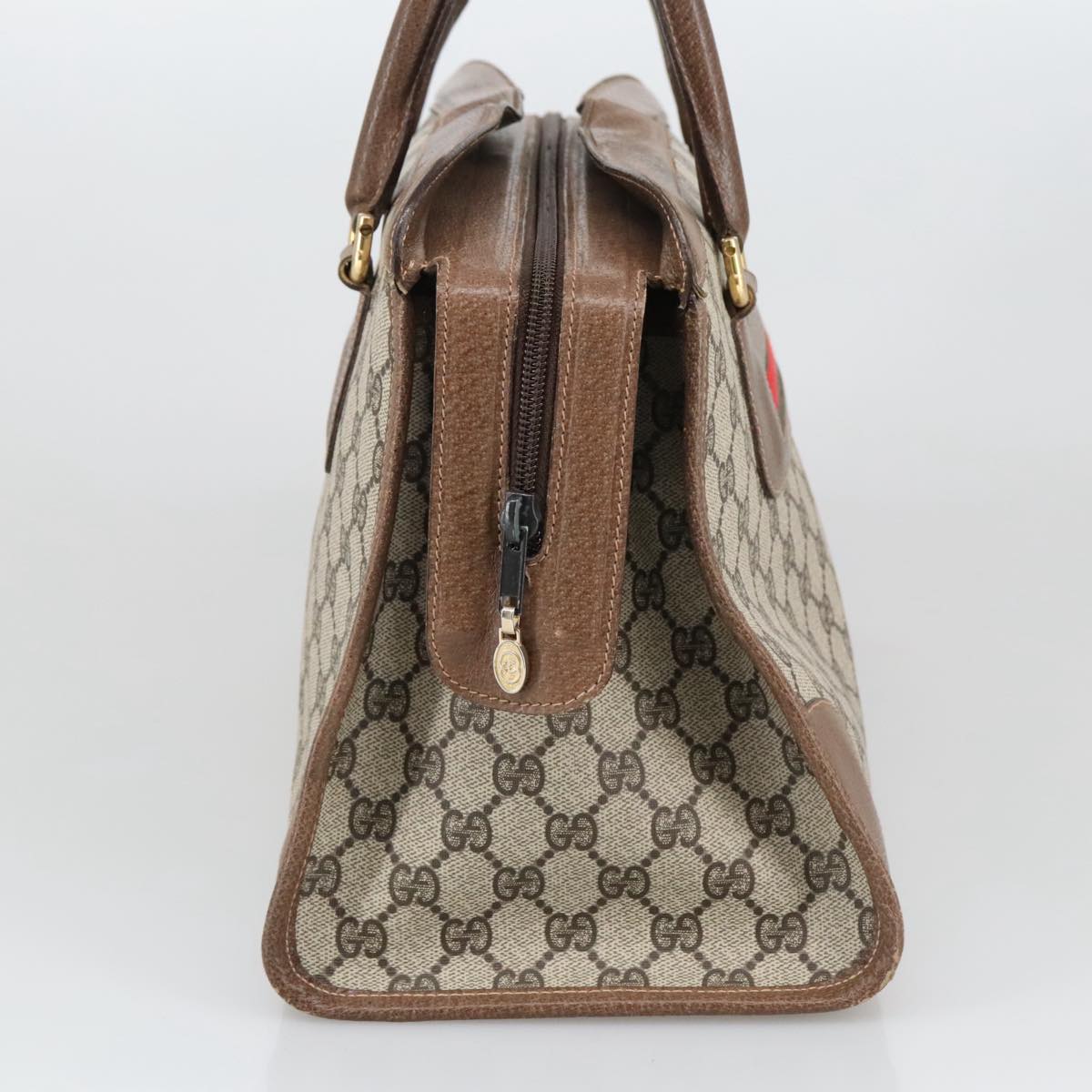 Gucci Sherry Beige Canvas Handbag