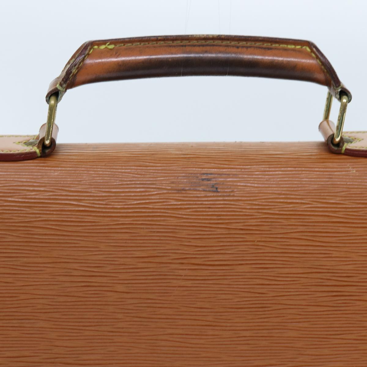 Louis Vuitton Serviette Brown Leather Briefcase Bag